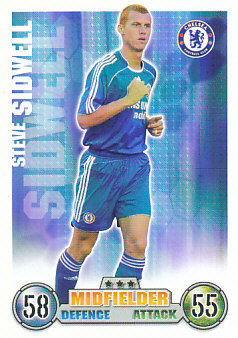 Steve Sidwell Chelsea 2007/08 Topps Match Attax #93